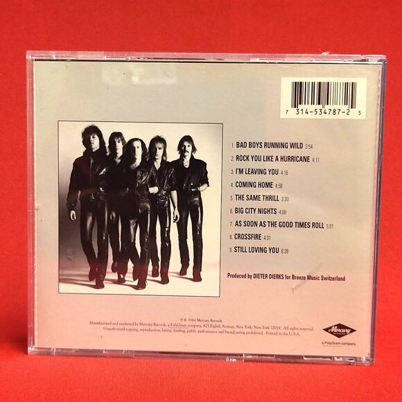 Scorpions Love At First Sting CD 1984 - Picture 2 of 8